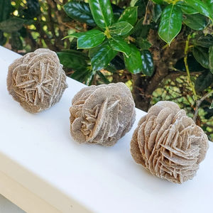 Cristal Natural Tallado de Alta Calidad al por Mayor, Racimo de Rosas Negras del Desierto, Artesanía Feng Shui, Decoración para el Hogar - Product Image 6