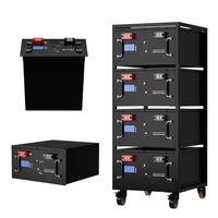 Boîtier de batterie au lithium prismatique personnalisé DIY Lusen L/BCe 48V 100Ah 10-11kWh avec BMS et écran LCD, en métal