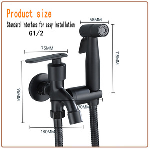 Factory Price Bathroom Ladies' Cleaner Faucet Women's Washing Set <strong>Douche</strong> <strong>Bidet</strong> Toilet <strong>Spray</strong> - Product Image 4