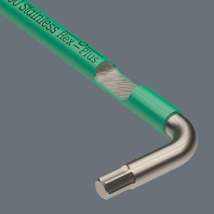 WERA-Clés en L inoxydables multicolores de 05022857001 pouces-CLÉS ALLEN EAN 4013288221414 CLÉS ALLEN BENT (POUCES) - Product Image 5