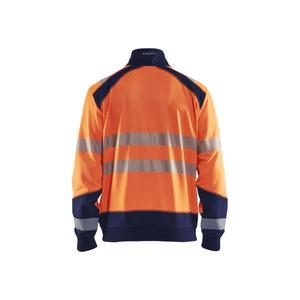 BLAKLADER - 355825285389XXL Sudadera Hi-Vis con cremallera completa Naranja/Azul marino-EAN 7330509623626 ROPA DE TRABAJO DE LA HI-VIS - Product Image 2