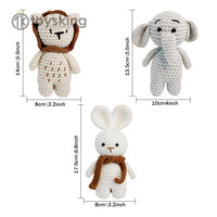 Faune Tricot Amigurumi Poupée Debout Bébés Animaux En Peluche Jouets Crochet Poupées TK À La Main Crochet Jouets CE CPC