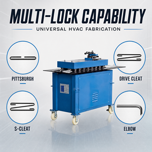 APCOM KFLS-12 Formeuse automatique de plis Pittsburgh 2.2KW pour la pliage de conduits CVC et de tôles - Product Image 4
