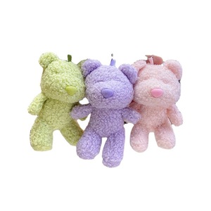 Plush <b>Keychains</b> Toys Wholesale Kawaii Teddy Bear Cute Soft Cartoon <b>Anime</b> Durable 3D Shape Women's Bag Pendant Accessories - Product Image 6