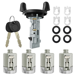 Cilindros de Cerradura de Puerta Chevrolet GMC, Paquete de 4 con 2 Llaves, Compatible con Silverado, Tahoe, Suburban, Sierra, XF046Q11 - Product Image 5