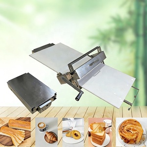 Máquina Laminadora Manual de Acero Inoxidable para Masa Pequeña - Product Image 1