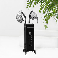 Steamer Rambut Profesional untuk Salon Kecantikan, Dua Pelanggan Menggunakan Sekaligus, Teknologi Atomisasi Ion Ozon Digital Otomatis Penuh