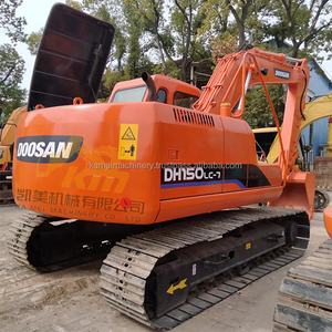 Doosan DH150LC-7 Used Excavator Trackhoe Clawler Diesel Chain Digger Second-hand Original <b>Grab</b> Excavator - Product Image 2