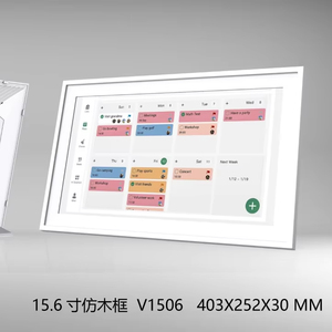 <span class=keywords><strong>Calendrier</strong></span> numérique intelligent avec WiFi, écran tactile Full HD de 15,6 pouces, planificateur, organisateur d'horaire familial et de tâches - Product Image 2