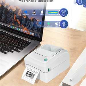 4 Inch Thermal Label <b>Printer</b> Desktop Barcode Sticker <b>Printer</b> for Shipping <b>Receipt</b> Printing - Product Image 5