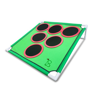 Tapis de jeu de golf B S Golf Chipping 3x4 pieds, portable, antidérapant, pour intérieur et extérieur, avec balles et sac de transport, pour parents et enfants - Product Image 5