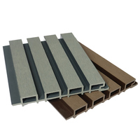 Revestimiento de Pared WPC Coextruido de Alta Calidad, Moderno, Ignífugo, Panel Acanalado para Exteriores e Interiores, Almacenes, Comedores