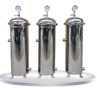 Conception de pince à ouverture rapide de filtre de coque de 5 noyaux de 30 pouces de prix usine pour le prétraitement d'osmose inverse