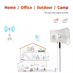 เสาอากาศสัญญาณมือถือ 4G 5G ภายนอกอาคาร กำลังขยาย 22dbi 1710-4200mhz ระยะไกล แบบกริด เสริมประสิทธิภาพ 562623 เสาอากาศจานดาวเทียม - Product Image 3