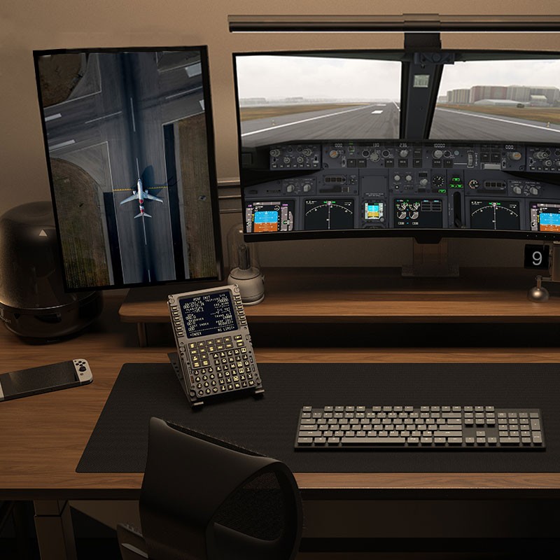 Flight Simulator Video Game - CDU Control Display Unit