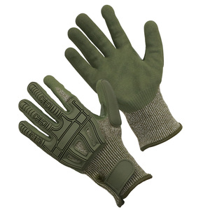Green TPR <strong>Kong</strong> Safety Impact Hand <strong>Gloves</strong> Premium Anti Cut High Impact <strong>Gloves</strong> Oilfield Working Anti Impact <strong>Gloves</strong> - Product Image 1