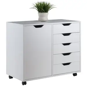 New Trend Multi-Functional Furniture Maximum Storage Space Intimate Cut-Out Handles 5 Drawes File Cabinet