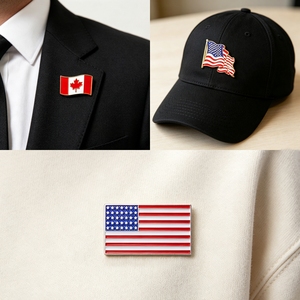 Broche en métal personnalisée en forme de <span class=keywords><strong>carte</strong></span> des États-Unis, émail souple, pour événement patriotique, symbole national durable, vente directe usine - Product Image 3