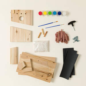 Kit <span class=keywords><strong>de</strong></span> <span class=keywords><strong>pot</strong></span> <span class=keywords><strong>de</strong></span> fleurs en bois DIY - Design moderne, revêtement époxy imperméable, capacité <span class=keywords><strong>de</strong></span> 10 cm, montage facile, utilisation en extérieur - Product Image 3