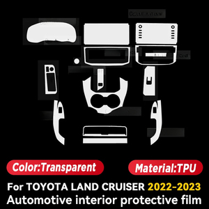 Para <span class=keywords><strong>TOYOTA</strong></span> <span class=keywords><strong>LAND</strong></span> <span class=keywords><strong>CRUISER</strong></span> <span class=keywords><strong>2022</strong></span> 2023 Panel de caja de cambios de coche película tablero pegatina protectora <span class=keywords><strong>Interior</strong></span> película antiarañazos Accesorios - Product Image 3