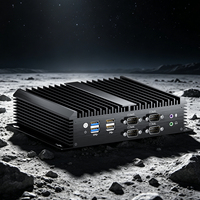 PC Industrial sin Ventilador con Pantalla VGA HD de Fábrica, 128 GB de SSD M.2, WIFI/4G, 6COM, 2LAN, Intel I7-8550U I7-8250U I3-8130U, 8 GB de RAM D4