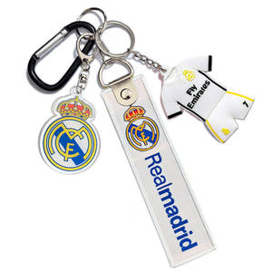 Vente en gros de porte-clés de l'équipe de football de France, d'Espagne et d'Allemagne, autres porte-clés de luxe personnalisés - Product Image 4