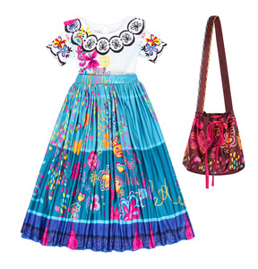 Disfraces de <span class=keywords><strong>Encanto</strong></span> Mirabel para Niñas, Vestido de Princesa, Disfraz de <span class=keywords><strong>Encanto</strong></span> para Halloween y Carnaval con Accesorios Gratis - Product Image 3