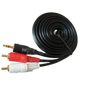 สายสัญญาณเสียงสเตอริโอ 3.5 มม. ถึง RCA คู่ 5 ม. สายสัญญาณภาพและเสียงคุณภาพสูงสำหรับเครื่องเสียงรถยนต์และโฮมเธียเตอร์ - Product Image 4