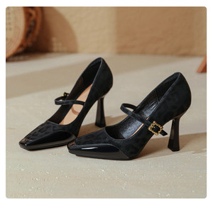 Zapatos de Tacón Alto de Mujer, Diseño Sexy con Estampado de Leopardo, Punta en Pico, Tacones de Aguja, Zapatos de Vestir Básicos para Fiesta o Evento Formal - Product Image 2