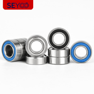 ลูกปืนเม็ดกลมร่องลึกขนาดเล็ก SeYoo 5x10x4 มม. 2RS ปิดผนึก โครเมียมสตีล ความแม่นยำระดับ P0 สำหรับของเล่นเครื่องบินจำลอง - Product Image 1