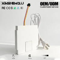 Interrupteur LED à simple touche |   Alimentation 12V CC avec pilote, dimmable, mémoire CCT |   Éclairage pour miroir de salle de bain |   Certifié CE
