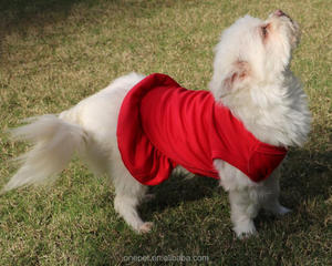 <b>Teddy</b> Cat Dog Clothes Sleeveless Solid Plain Pet Puppy T Shirt Skirt Breathable Summer Dress XS-3XL - Product Image 5