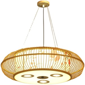 Modern Pendant <b>Light</b> Round Gold LED Chandelier For Hotels Restaurants <b>Dining</b> Rooms - Product Image 1
