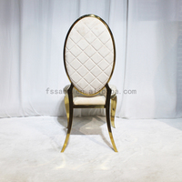 Mobilier de maison de haute qualité nouveau design style moderne chaise de salle à manger moderne nouveau design de luxe chaise de mariage de location de fête en métal doré