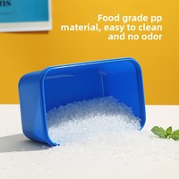 Boîte à lunch Bento en forme de blocs de construction, double compartiment, compatible micro-ondes, sans BPA, anti-fuite, couvercle à verrouillage pour la préparation des repas scolaires des enfants