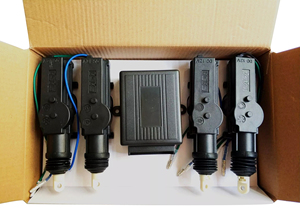 Unité de verrouillage centralisé de voiture 12V avec nouvelle conception, connecteur robuste, serrure de porte de voiture électrique, système de verrouillage centralisé de voiture, <span class=keywords><strong>kit</strong></span> complet - Product Image 5