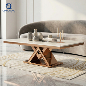 Qiacheng-Espejo de lujo para el hogar, Centro decorativo de plata, <span class=keywords><strong>mesa</strong></span> de centro con espejo bajo, vidrio y <span class=keywords><strong>mesa</strong></span> final, venta al por mayor - Product Image 2