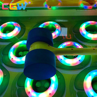 Machine de jeu d'arcade à marteaux pour enfants, à monnayeur, avec jeu musical de frappe de grenouilles et de taupe, pour un excellent retour sur investissement