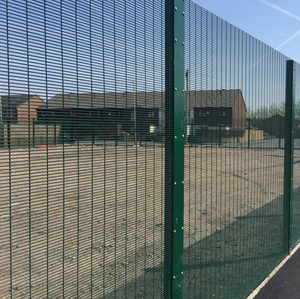 Conception de murs de clôture extérieurs, clôture de sécurité en acier galvanisé, panneaux de clôture en aluminium, panneaux de clôture anti-escalade 358 - Product Image 4