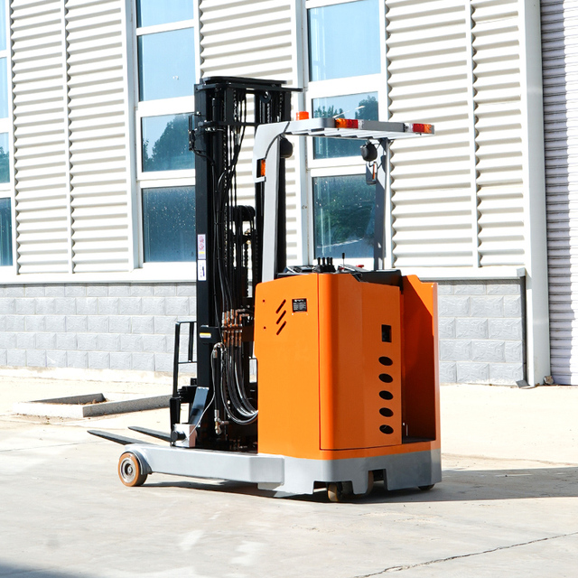 Moving Materials 2 Ton New Electric Reach Truck Forklift Cheapest Reach Truck Forklift Stand up Reach Forklift Truck for Sale