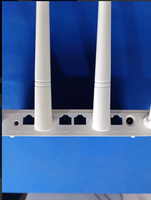 Router Inalámbrico Tenda F6 de 300Mbps, 2.4GHz, 4 Antenas de 5dBi, Repetidor Universal WISP, Firmware en Inglés, Router Wifi para el Hogar, 4 Antenas