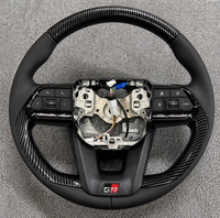 Volant sport de luxe en cuir noir piano LC300 pour Land Cruiser, fourni par les fabricants