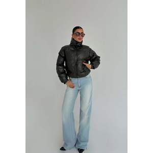 Parka matelassée kaki pour femme - Product Image 2