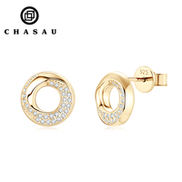 GRA certification D Couleur Moissanite Boucles d'oreilles en argent sterling 925 pour filles et femmes