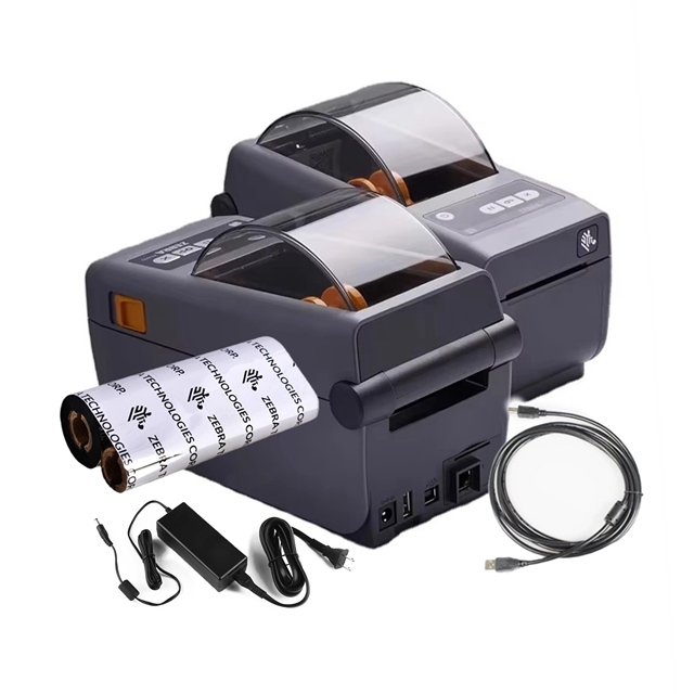 Zebra ZD411 Desktop 2-INCH Imprimante Thermal Transfer or Direct Thermal Impresora Label Sticker Barcode Printer 600dpi