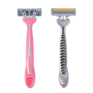 มีดโกนขนสแตนเลสสำหรับผู้หญิง ผลิตจำนวนมาก ปลอดภัย มีหลายสี - Product Image 3