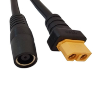 Câble LanLin 1,0 m 14AWG XT60 Femelle vers DC7909 Femelle, Harnais de Connexion d'Alimentation pour Stockage d'Énergie DC8MM Femelle vers XT60 Femelle