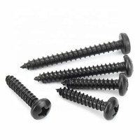 CS noir SS noir DIN7981 vis à tête cylindrique croisée