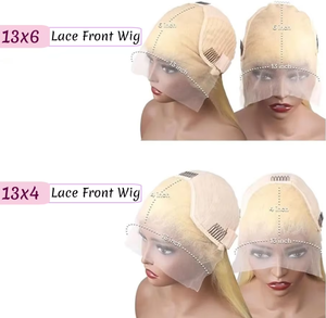 Rubia # Peluca de Cabello Remy con Frente de Encaje Brasileño, 613 150% 360 <span class=keywords><strong>ST</strong></span> Liso 13x4 13x6 HD Transparente, Larga de 30 Pulgadas, 150% de Densidad - Product Image 5