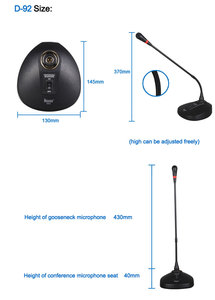 Gooseneck Conference <strong>Microphone</strong> <strong>Condenser</strong> for Laptop <strong>Microphone</strong> - Product Image 2